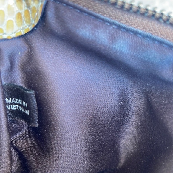 RARE! -Coach Sutton Signature Python Swingpack/Crossbody Jacquard & Leather Trim - Picture 11 of 16